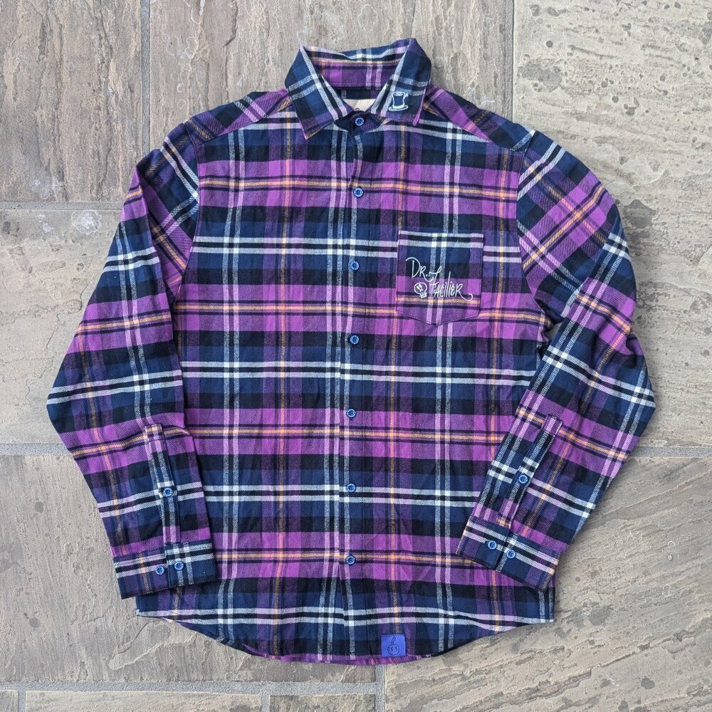 Dr. Facilier Flannel Shirt (Disney Princess and the Frog) SIZE: MEDIUM